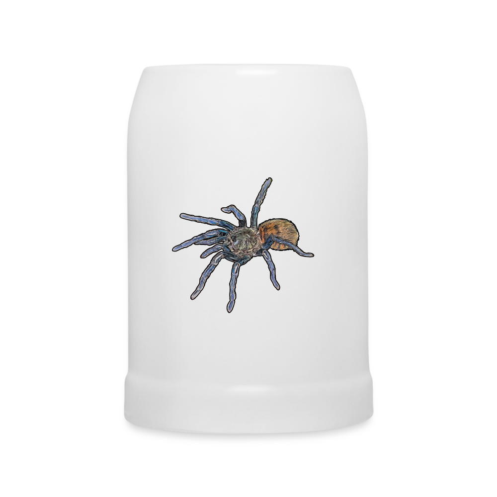 Bierkrug Chromatopelma cyaneopubescens - weiß