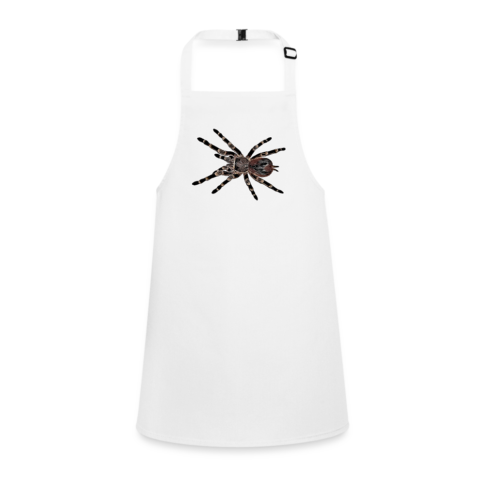 Kinder Kochschürze Acanthoscurria geniculata - weiß