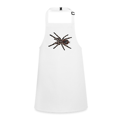 Kinder Kochschürze Acanthoscurria geniculata - weiß