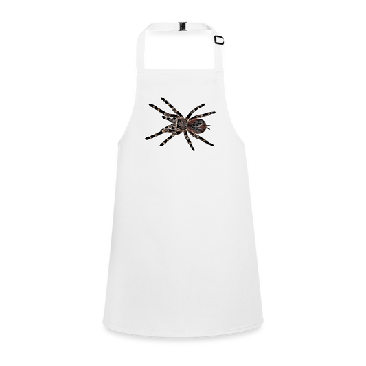 Kinder Kochschürze Acanthoscurria geniculata - weiß