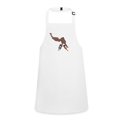 Kinder Kochschürze Phyllocrania paradoxa male - weiß