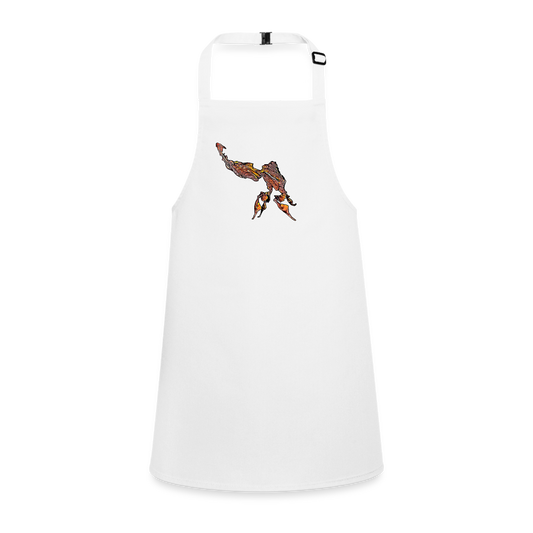 Kinder Kochschürze Phyllocrania paradoxa male - weiß