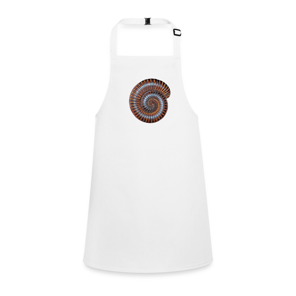 Kinder Kochschürze Archispirostreptus gigas - weiß