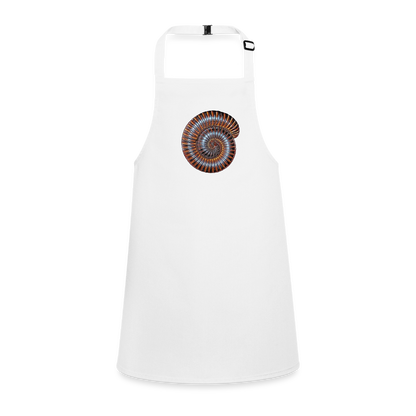 Kinder Kochschürze Archispirostreptus gigas - weiß