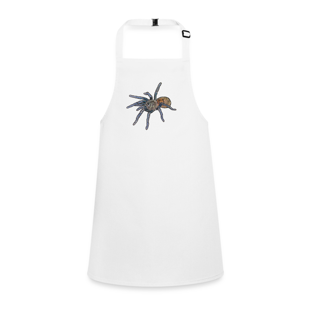 Kinder Kochschürze Chromatopelma cyaneopubescens - weiß