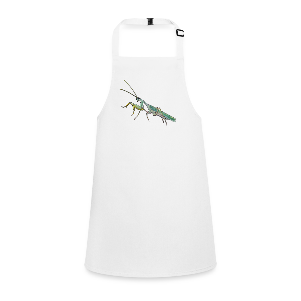 Kinder Kochschürze Sphodromantis lineola male - weiß