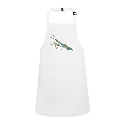Kinder Kochschürze Sphodromantis lineola male - weiß