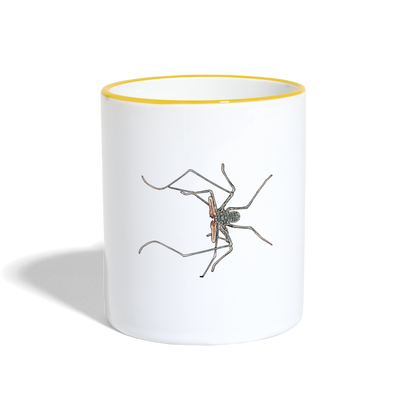 Tasse farbig Euphrynichus bacillifer - Weiß/Gelb