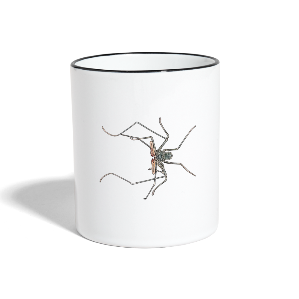 Tasse farbig Euphrynichus bacillifer - Weiß/Schwarz