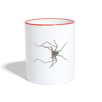 Tasse farbig Euphrynichus bacillifer - Weiß/Rot