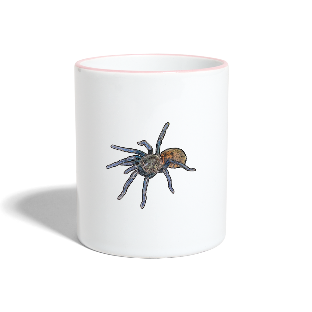 Tasse farbig Chromatopelma cyaneopubescens - Weiß/Pink