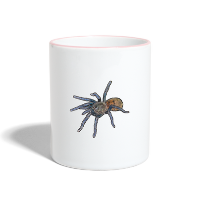 Tasse farbig Chromatopelma cyaneopubescens - Weiß/Pink