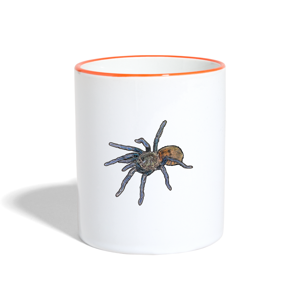 Tasse farbig Chromatopelma cyaneopubescens - Weiß/Orange