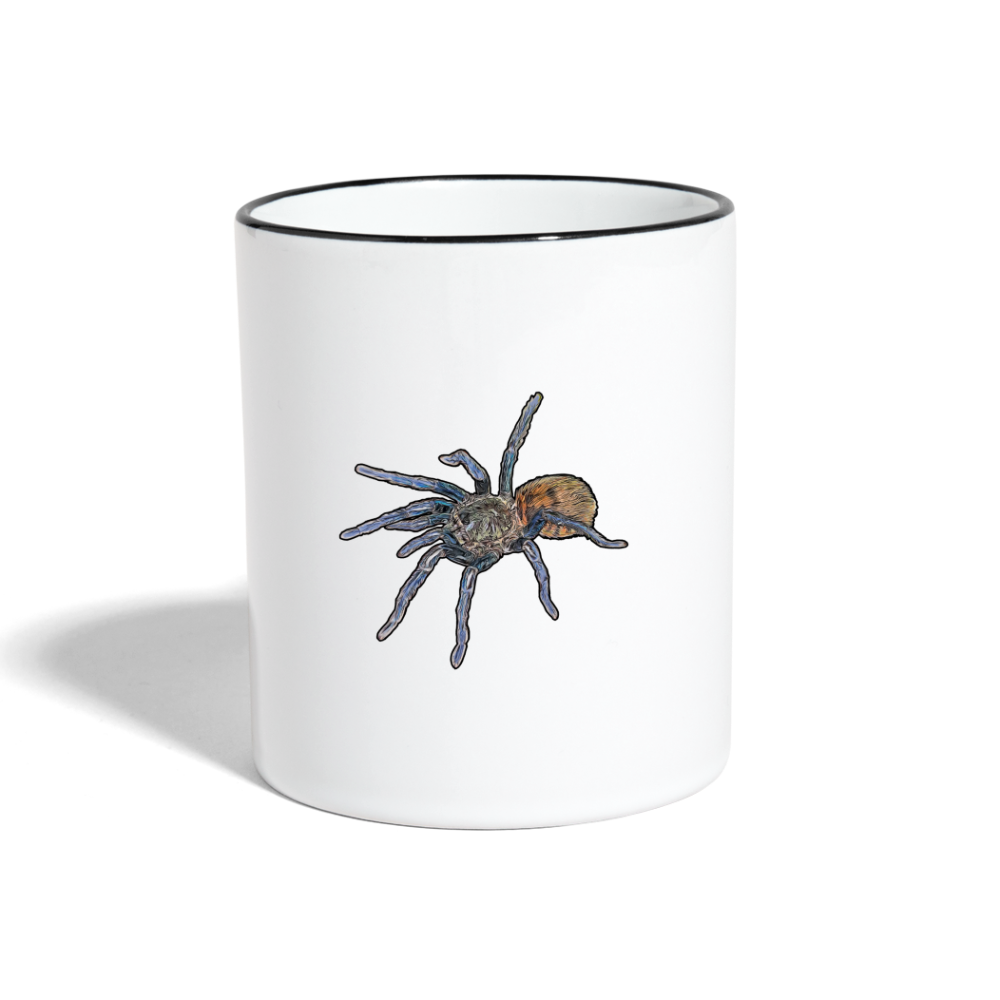 Tasse farbig Chromatopelma cyaneopubescens - Weiß/Schwarz