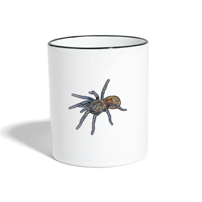 Tasse farbig Chromatopelma cyaneopubescens - Weiß/Schwarz