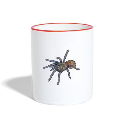 Tasse farbig Chromatopelma cyaneopubescens - Weiß/Rot