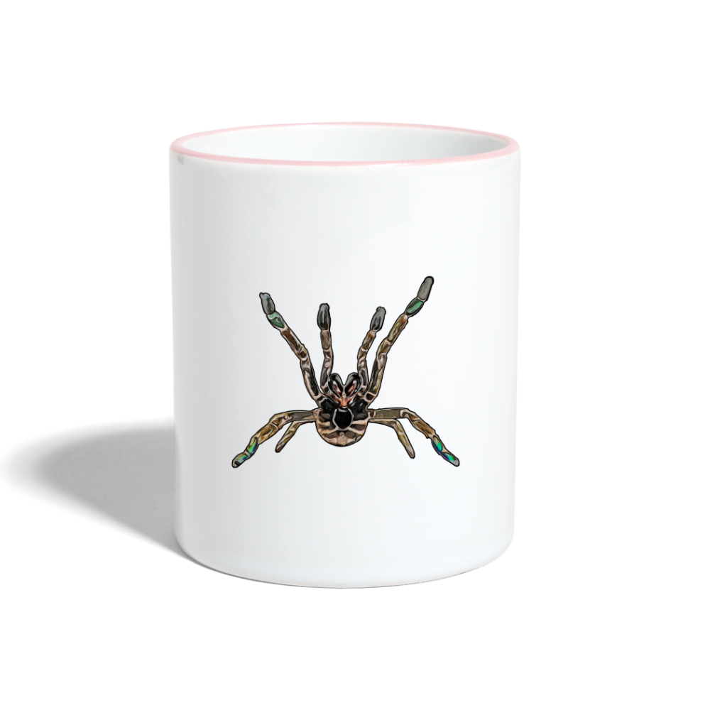 Tasse farbig Pterinochilus murinus tcf - Weiß/Pink