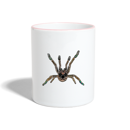 Tasse farbig Pterinochilus murinus tcf - Weiß/Pink