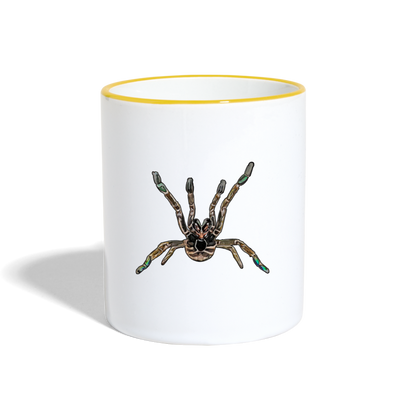 Tasse farbig Pterinochilus murinus tcf - Weiß/Gelb