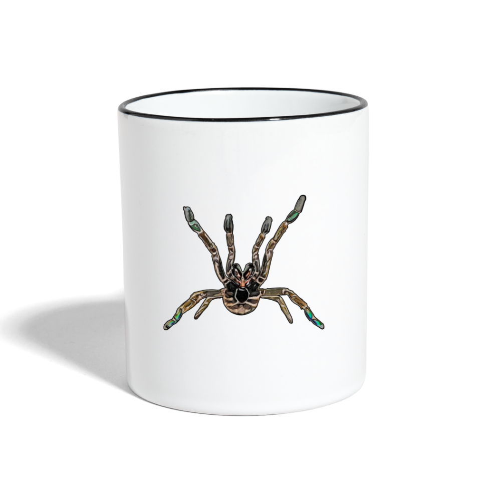 Tasse farbig Pterinochilus murinus tcf - Weiß/Schwarz