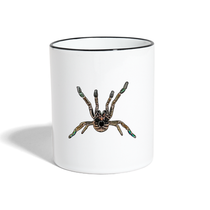 Tasse farbig Pterinochilus murinus tcf - Weiß/Schwarz