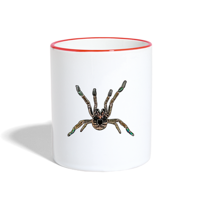 Tasse farbig Pterinochilus murinus tcf - Weiß/Rot