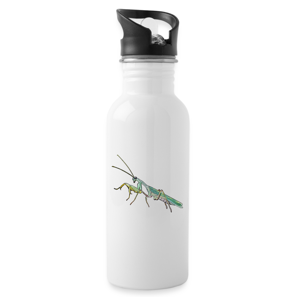 Trinkflasche Sphodromantis lineola male - weiß