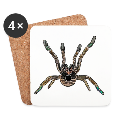 Untersetzer 4er Set Pterinochilus murinus tcf - weiß