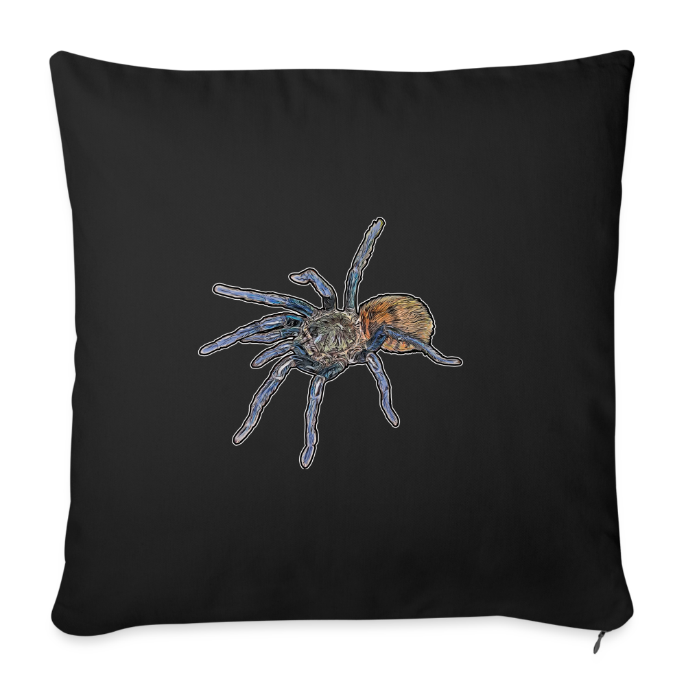 Sofakissen mit Füllung 44 x 44 cm Chromatopelma cyaneopubescens - Schwarz