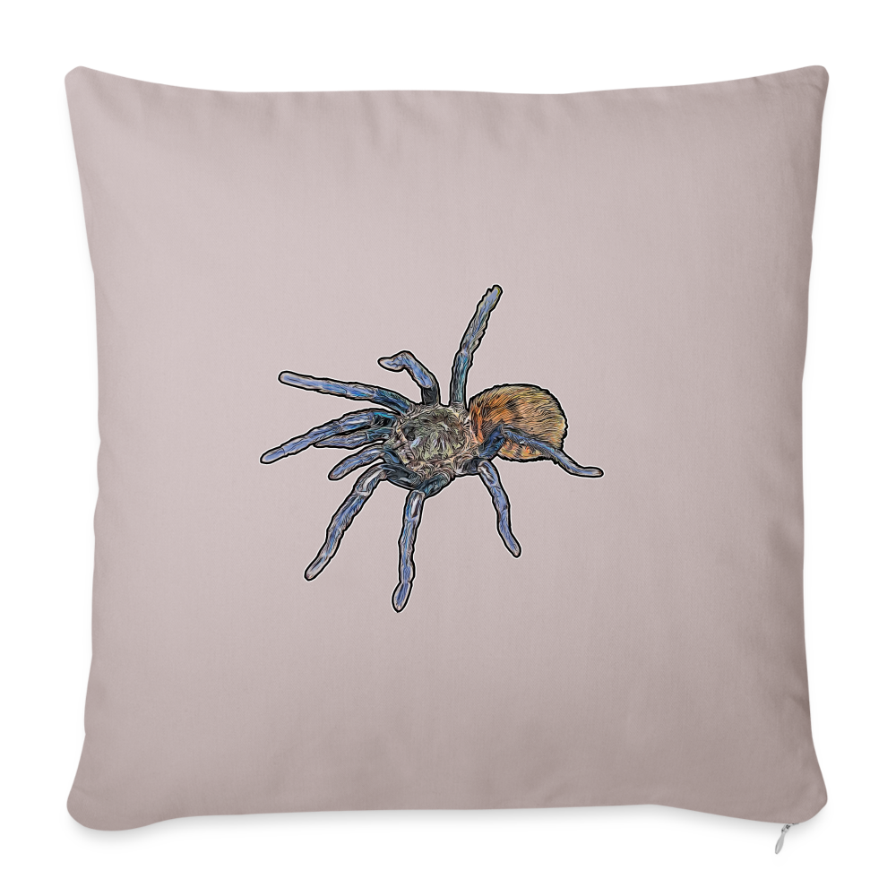 Sofakissen mit Füllung 44 x 44 cm Chromatopelma cyaneopubescens - helles Taupe