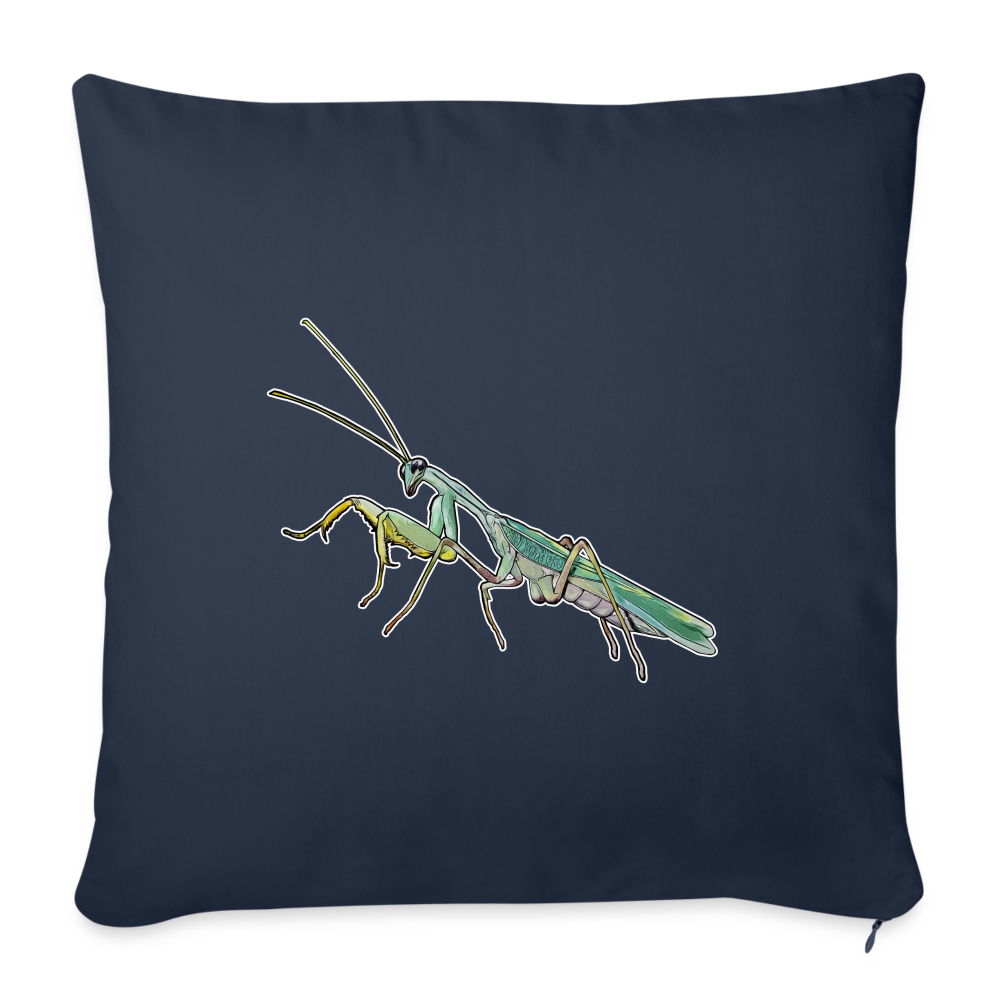 Sofakissen mit Füllung 44 cm x 44 cm Sphodromantis lineola male - Navy