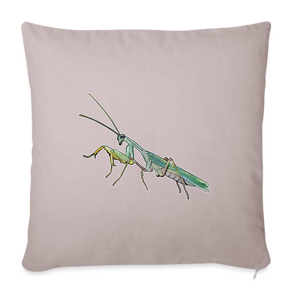 Sofakissen mit Füllung 44 cm x 44 cm Sphodromantis lineola male - helles Taupe