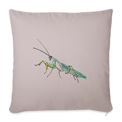 Sofakissen mit Füllung 44 cm x 44 cm Sphodromantis lineola male - helles Taupe