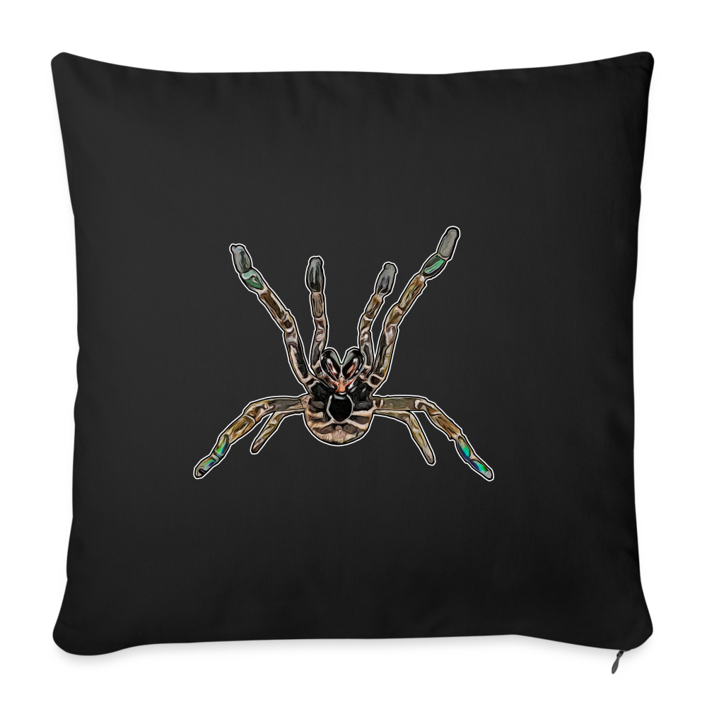 Sofakissen mit Füllung 44 x 44 cm Pterinochilus murinus tcf - Schwarz