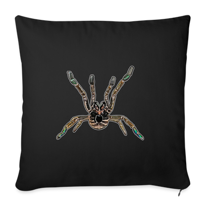 Sofakissen mit Füllung 44 x 44 cm Pterinochilus murinus tcf - Schwarz