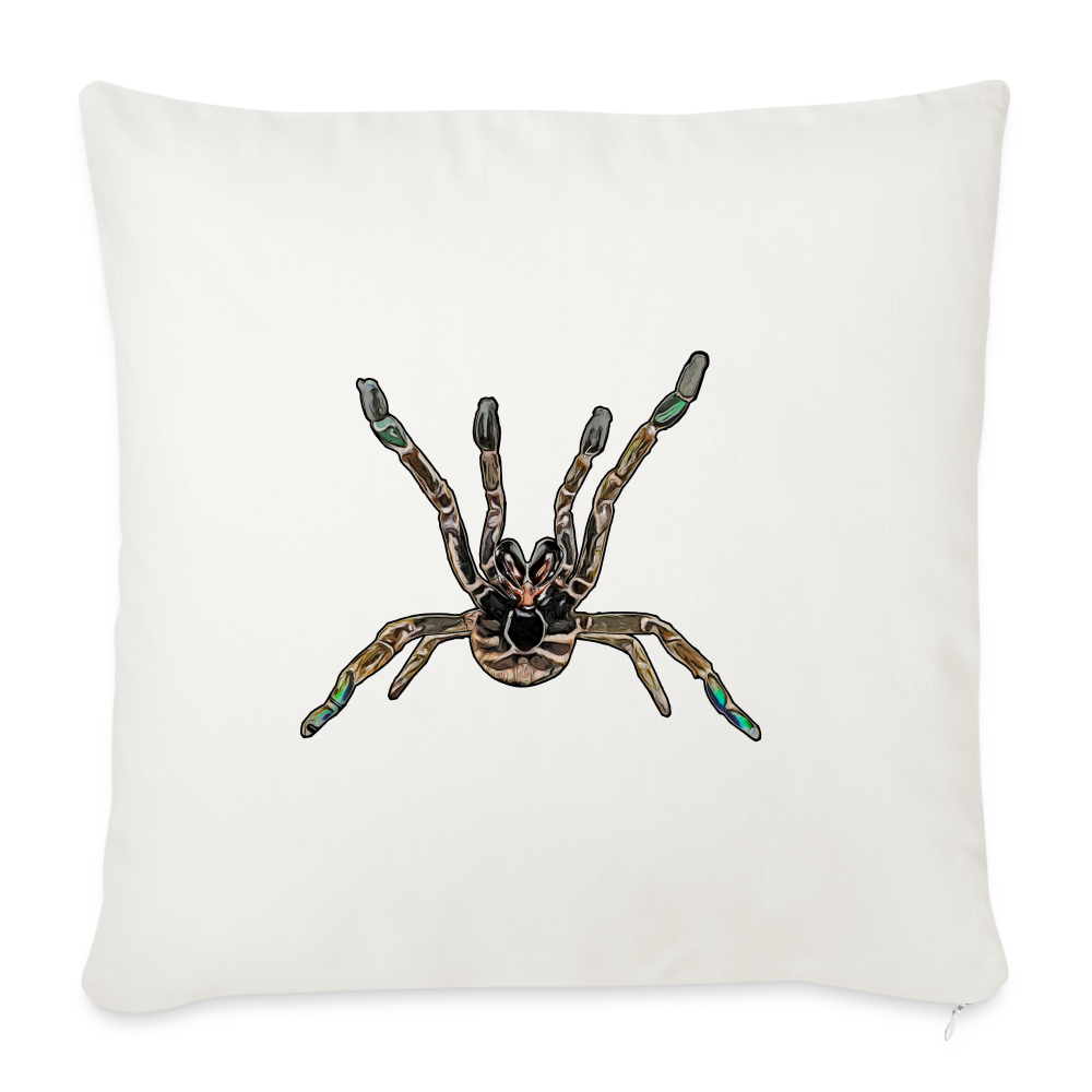 Sofakissen mit Füllung 44 x 44 cm Pterinochilus murinus tcf - Naturweiß