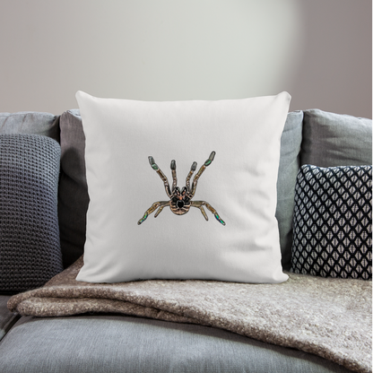 Sofakissen mit Füllung 44 x 44 cm Pterinochilus murinus tcf - Naturweiß