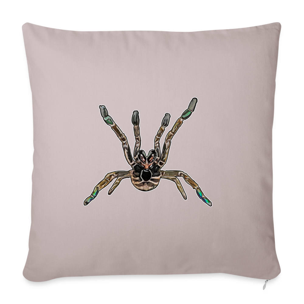 Sofakissen mit Füllung 44 x 44 cm Pterinochilus murinus tcf - helles Taupe