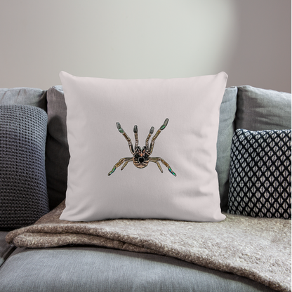 Sofakissen mit Füllung 44 x 44 cm Pterinochilus murinus tcf - helles Taupe