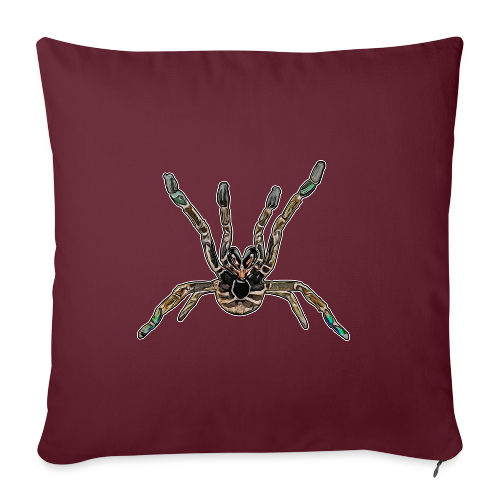 Sofakissen mit Füllung 44 x 44 cm Pterinochilus murinus tcf - Burgunderrot