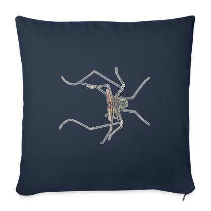 Sofakissen mit Füllung 44 x 44 cm Euphrynichus bacillifer - Navy