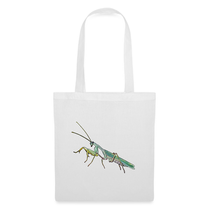 Stoffbeutel Sphodromantis lineola male - weiß