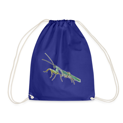 Turnbeutel Sphodromantis lineola male - Königsblau