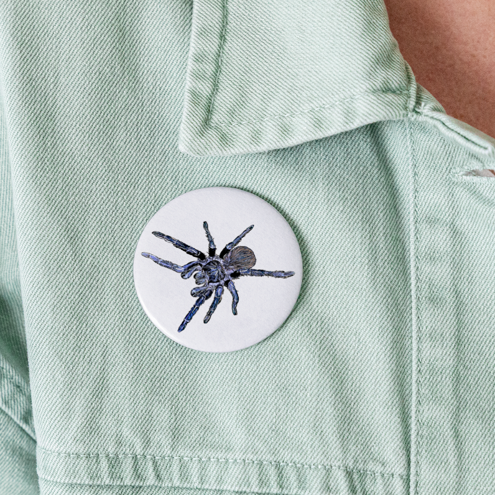 Buttons groß 56 mm (5er Pack) Pterinopelma sazimai - weiß