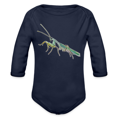 Baby Body lang Sphodromantis lineola male - Dunkelnavy