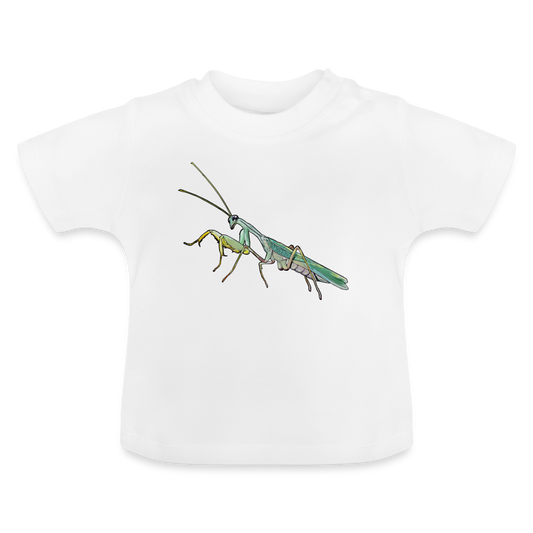 Baby T-Shirt Sphodromantis lineola male - weiß