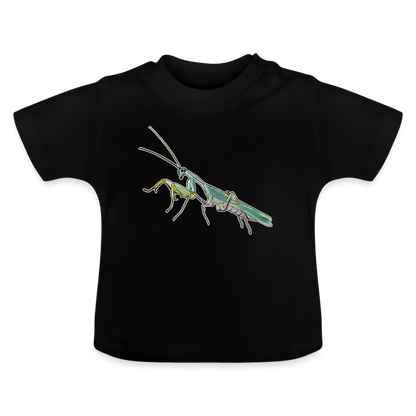 Baby T-Shirt Sphodromantis lineola male - Schwarz