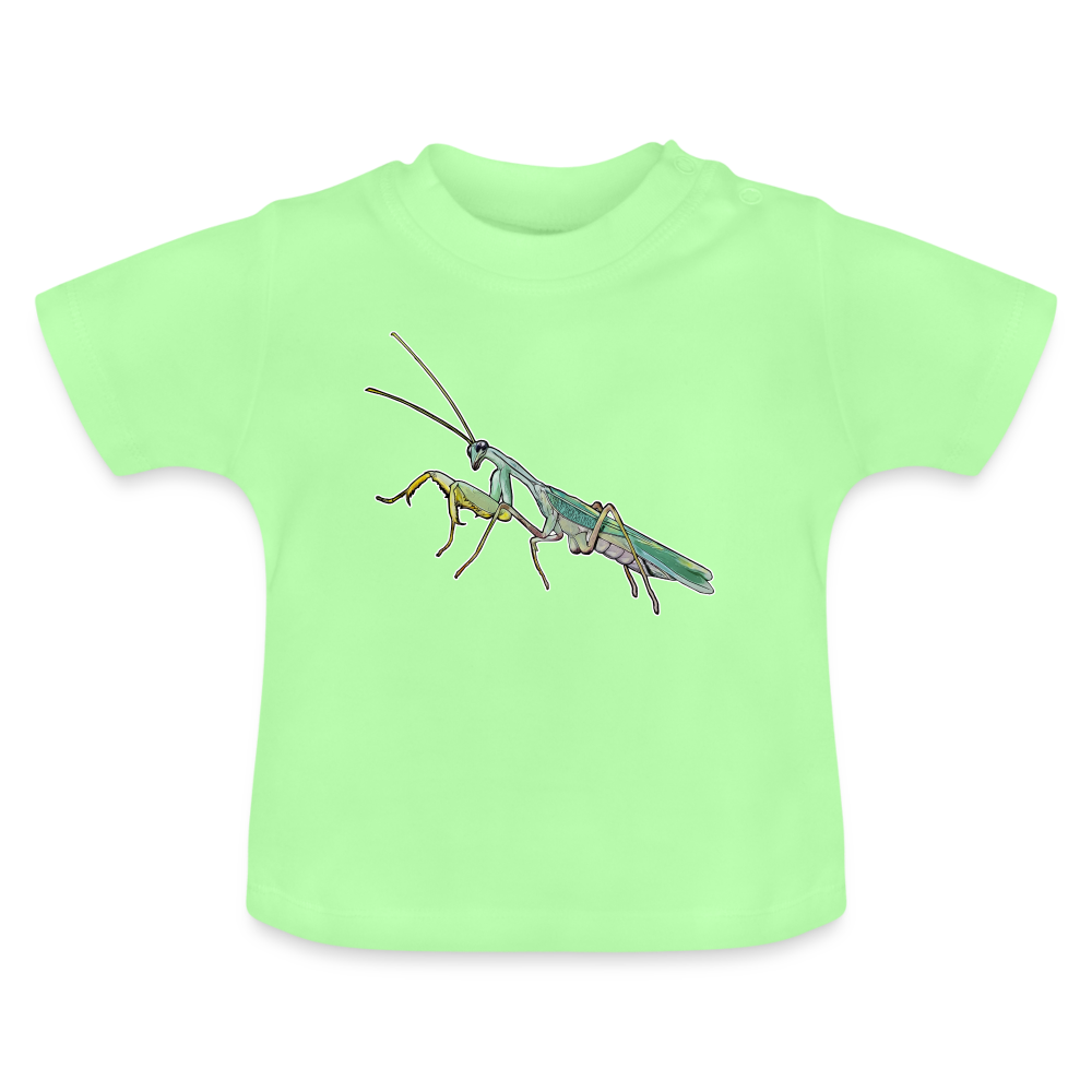 Baby T-Shirt Sphodromantis lineola male - Mintgrün