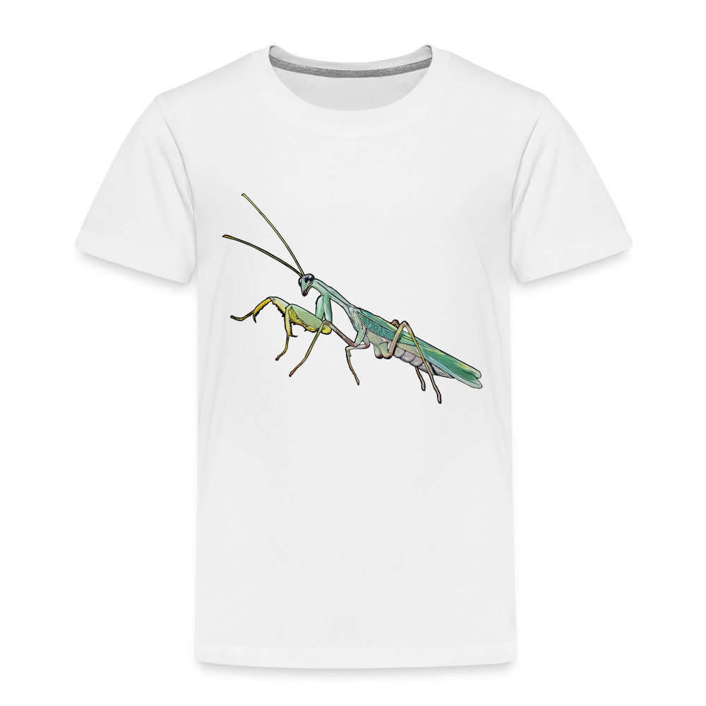 Kinder Basic T-Shirt Sphodromantis lineola male - weiß