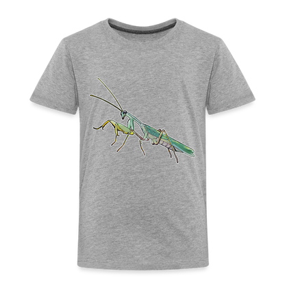 Kinder Basic T-Shirt Sphodromantis lineola male - Grau meliert